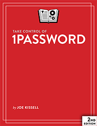 Take Control of 1Password cover