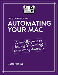 Take Control of Automating Your Mac cover