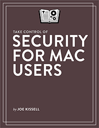 Take Control of Security for Mac Users cover