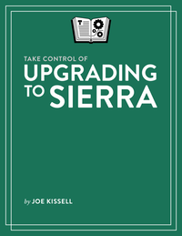 Take Control of Upgrading to Sierra cover